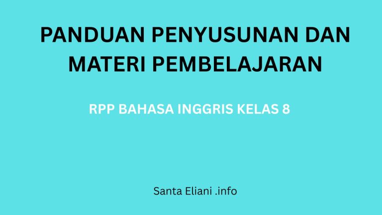 Unduh RPP gratis dan Mapel B.inggris kelas 8 SMP (4)